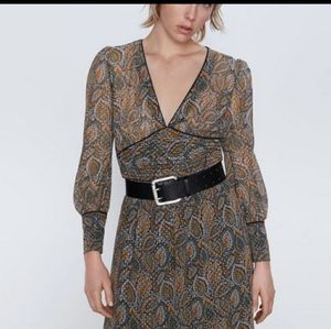 🔥FLASH SALE🔥Zara pretty flowy printed dress